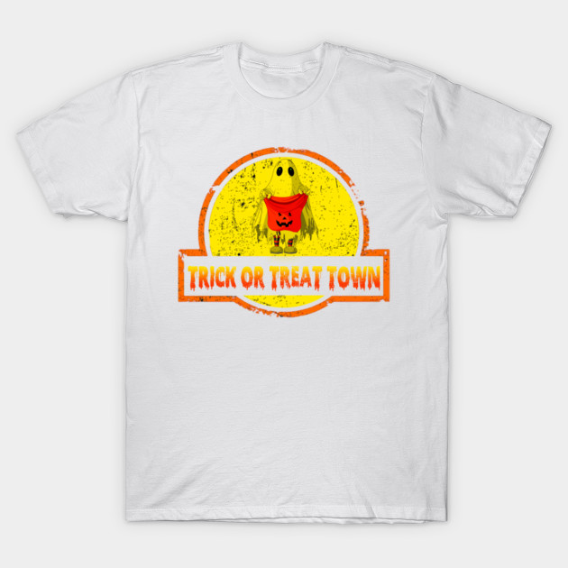 Trick or Treat Town Halloween Shirts Gifts on October 31 T-Shirt-TOZ